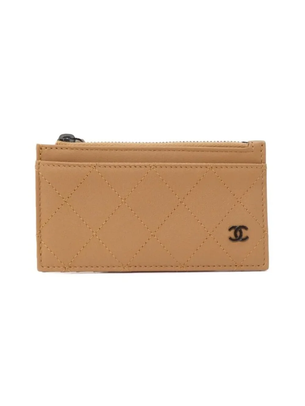 Chanel Card Case Card Holders Beige